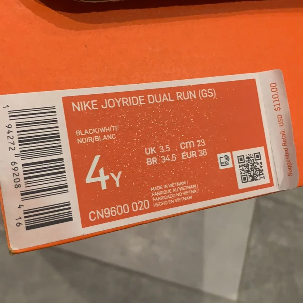 Nike Auth Orange Packing Shoe Box EMPTY